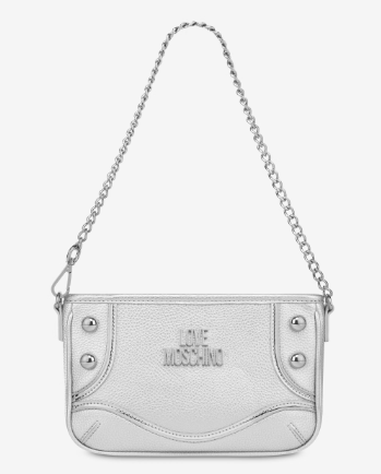 LOVE MOSCHINO 핸드 백 실버